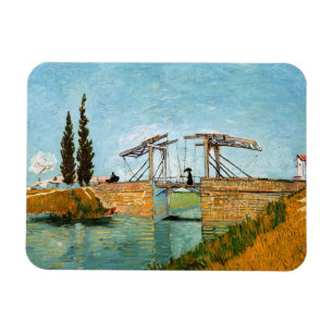 Imán Vincent van Gogh - Puente de Langlois en Arles #3