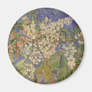 Imán Vincent van Gogh - Ramas de castaño en flor