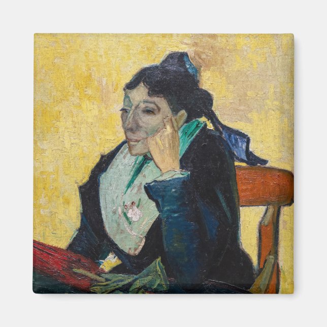Imán Vincent Van Gogh - Retrato de Madame Ginoux (Frente)