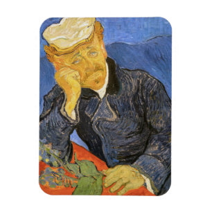 Imán Vincent Van Gogh - Retrato del Doctor Paul Gachet