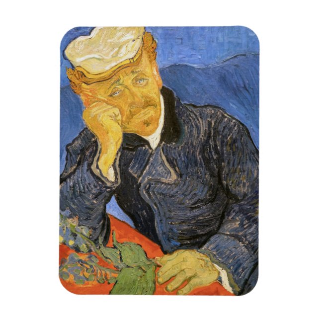 Imán Vincent Van Gogh - Retrato del Médica Paul Gachet (Vertical)