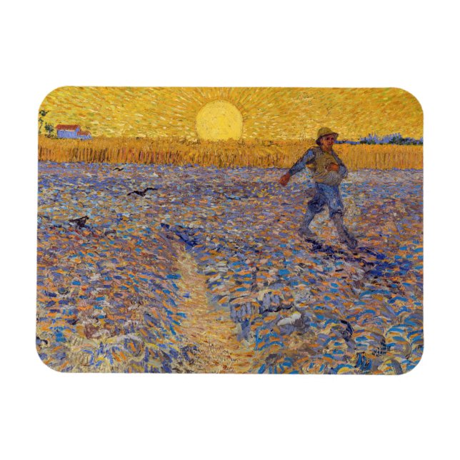 Imán Vincent van Gogh - Sower with Setting Sun (Horizontal)