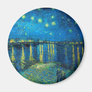 Imán Vincent Van Gogh Starry Night Sobre El Ródano