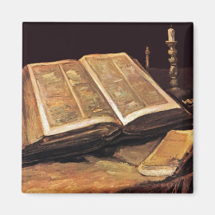 Imán Vincent Van Gogh - Still Life With Bible