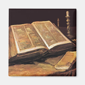 Imán Vincent Van Gogh - Still Life With Bible