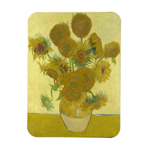 Imán Vincent Van Gogh - Sunflower, cuarta versión