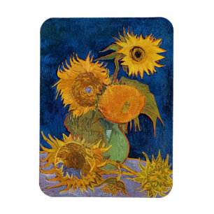 Imán Vincent Van Gogh - Sunflowers, 2ª versión