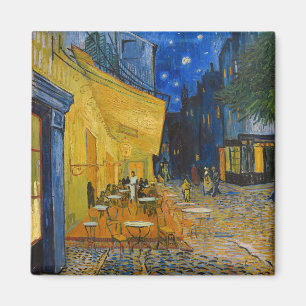 Imán Vincent van Gogh - Terraza del Café por la Noche