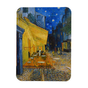 Imán Vincent van Gogh - Terraza del Café por la Noche
