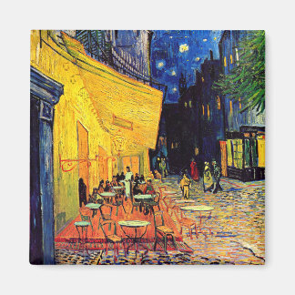 Imán Vincent Van Gogh - Terraza del Café por la Noche A
