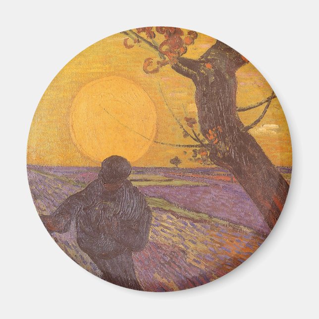 Imán Vincent van Gogh - The Sower (Frente)