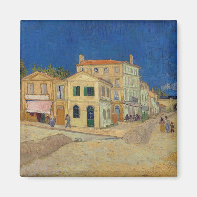 Imán Vincent van Gogh - The Yellow House / The Street (Frente)