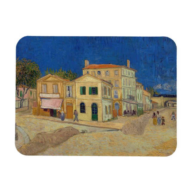 Imán Vincent van Gogh - The Yellow House / The Street (Horizontal)