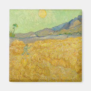 Imán Vincent van Gogh - Trigal con segador