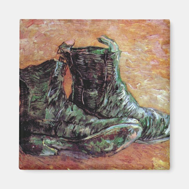 Imán Vincent Van Gogh - Un Par De Zapatos (Frente)