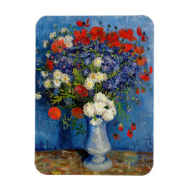 Imán Vincent van Gogh - Vase con Cornflowers & Poppies