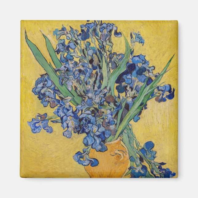 Imán Vincent van Gogh - Vase con irlandeses (Frente)