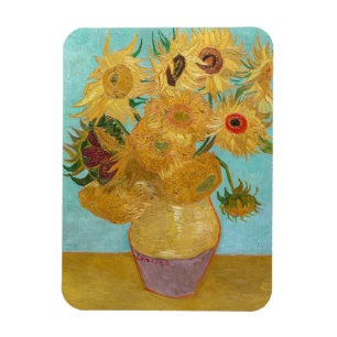 Imán Vincent Van Gogh - Vase with Twelve Sunflowers