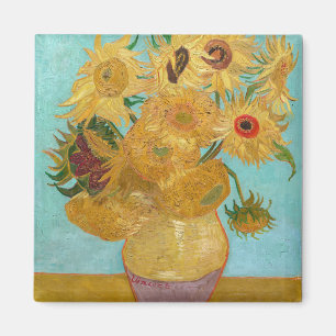 Imán Vincent Van Gogh - Vase with Twelve Sunflowers