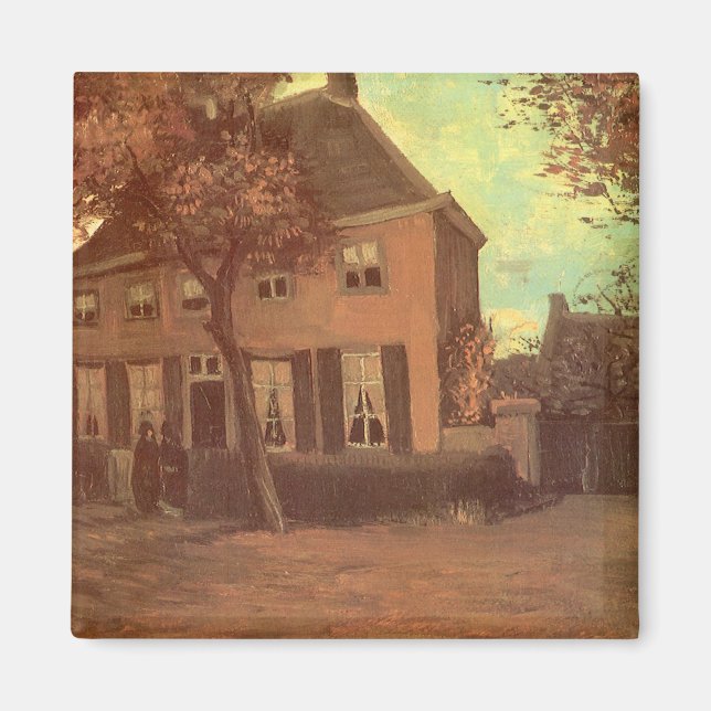 Imán Vincent van Gogh - Vicarage en Nuenen (Frente)