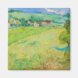 Imán Vincent van Gogh - Vista de los vagones cerca de A