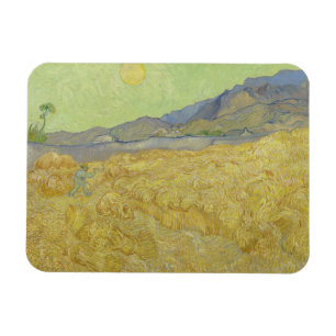 Imán Vincent Van Gogh, Wheatfield Con Un pañal