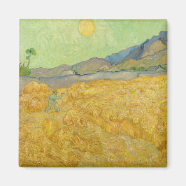 Imán Vincent van Gogh - Wheatfield con un pañal