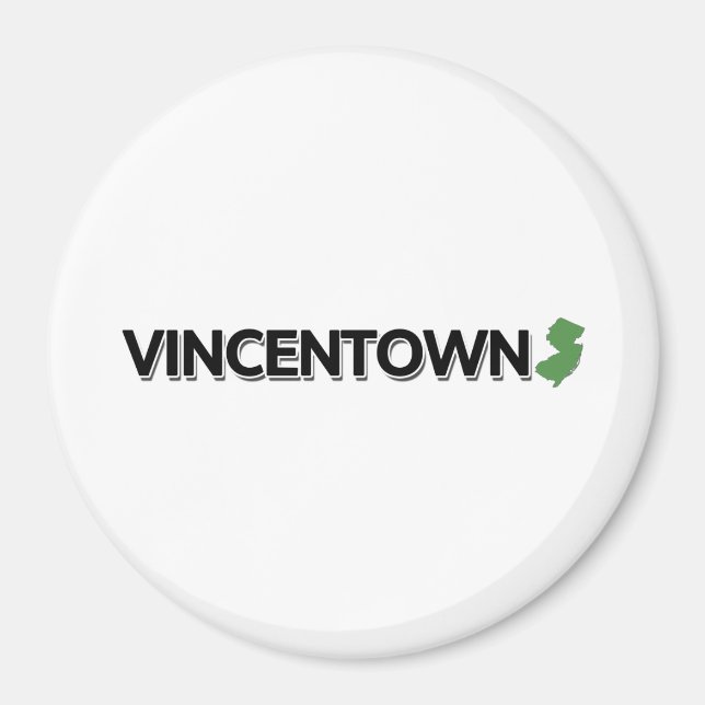 Imán Vincentown, Nueva Jersey (Frente)