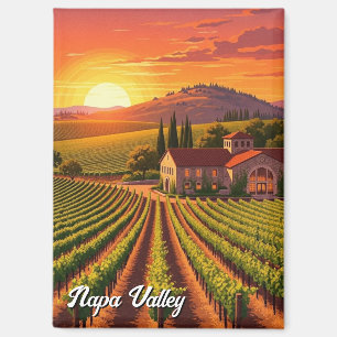 Imán Viñedo Bodega Valle de Napa California