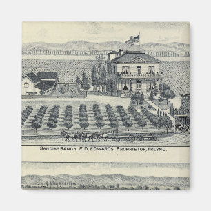 Imán Viñedo de la Fila de Garganta, Fresno