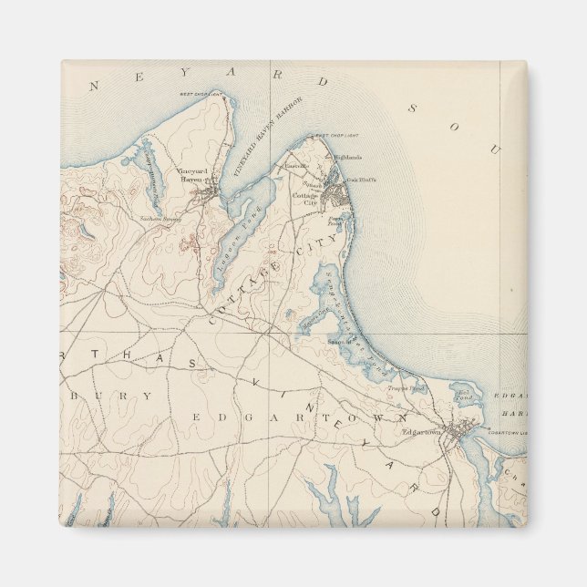 Imán Viñedo de Martha, Massachusetts (Frente)