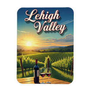 Imán Viñedo en Lehigh Valley Pennsylvania Travel