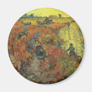 Imán Viñedo Rojo de Vincent van Gogh, Arte Antiguo Fino