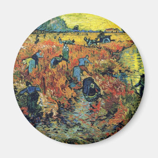 Imán Viñedo Rojo en Arlés de Vincent Van Gogh