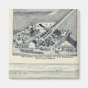 Imán Viñedos Deardorff y Centennial, California