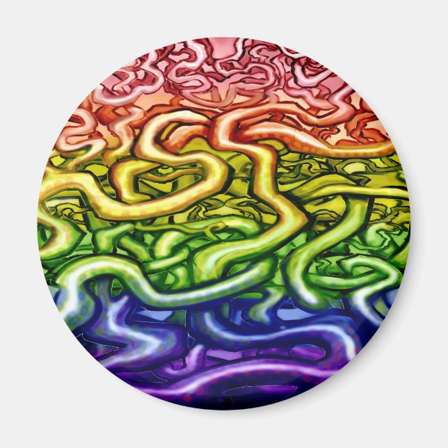 Imán Vines LGBQT Rainbow (Frente)