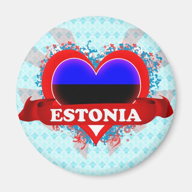 Imán Viñeta Amo Estonia (Frente)