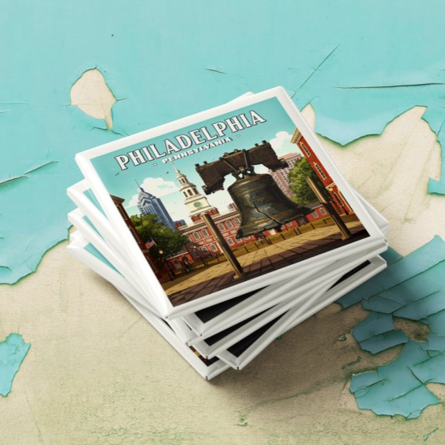 Imán Viñeta Filadelfia Pennsylvania (Subido por el creador)