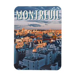 Imán Viñeta fotográfica de Montreuil