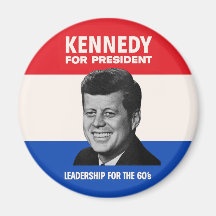 Viñeta JFK Kennedy para la campaña presidencial de
