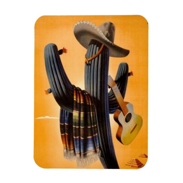 Imán Viñeta México - Anuncio de Turismo Mexicano (Vertical)