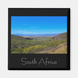 Imán Vineyard Landscape South Africa SA Magnet