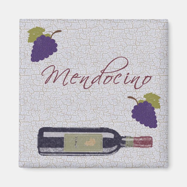 Imán Vino añejo de Mendocino (Frente)