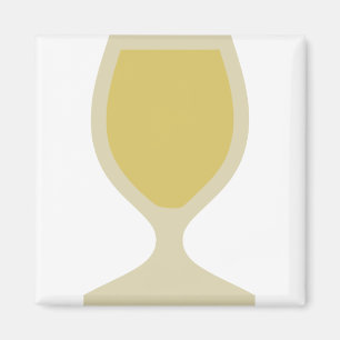 Imán Vino blanco