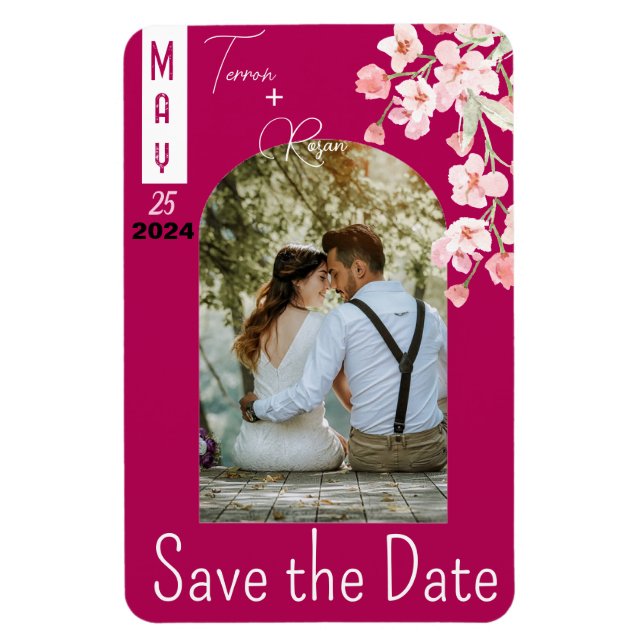 Imán Vino de flores (Vertical)