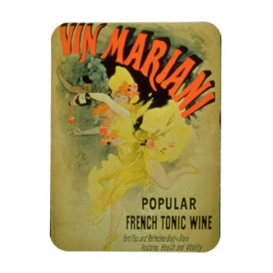 Imán Vino de Mariani de la publicidad de poster ',