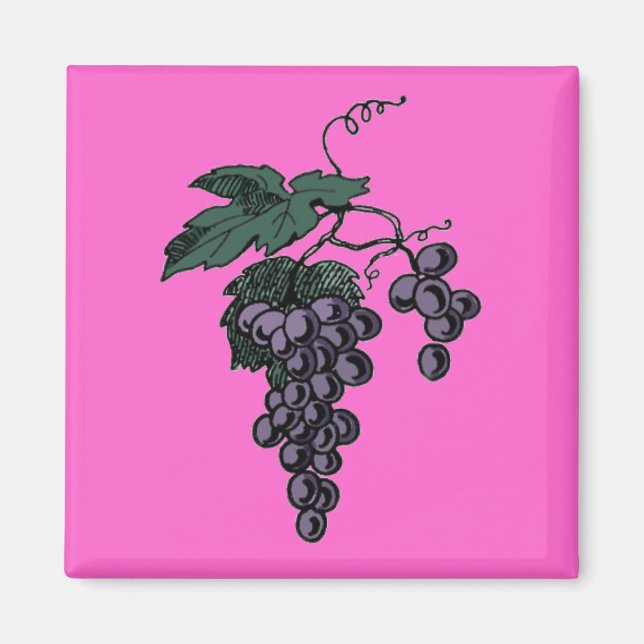 Imán Vino de uva (Frente)