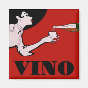 Imán VINO- Poster de Vino de la Virgen