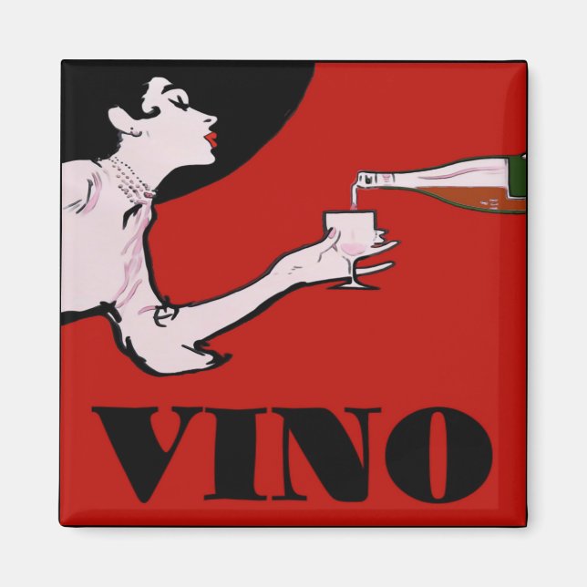 Imán VINO- Poster de Vino de la Virgen (Frente)