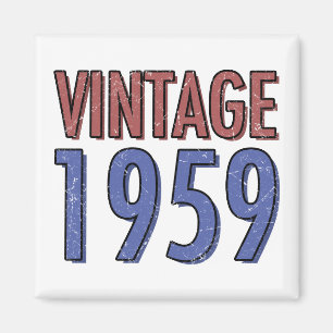 Imán Vintage 1959 60º cumpleaños